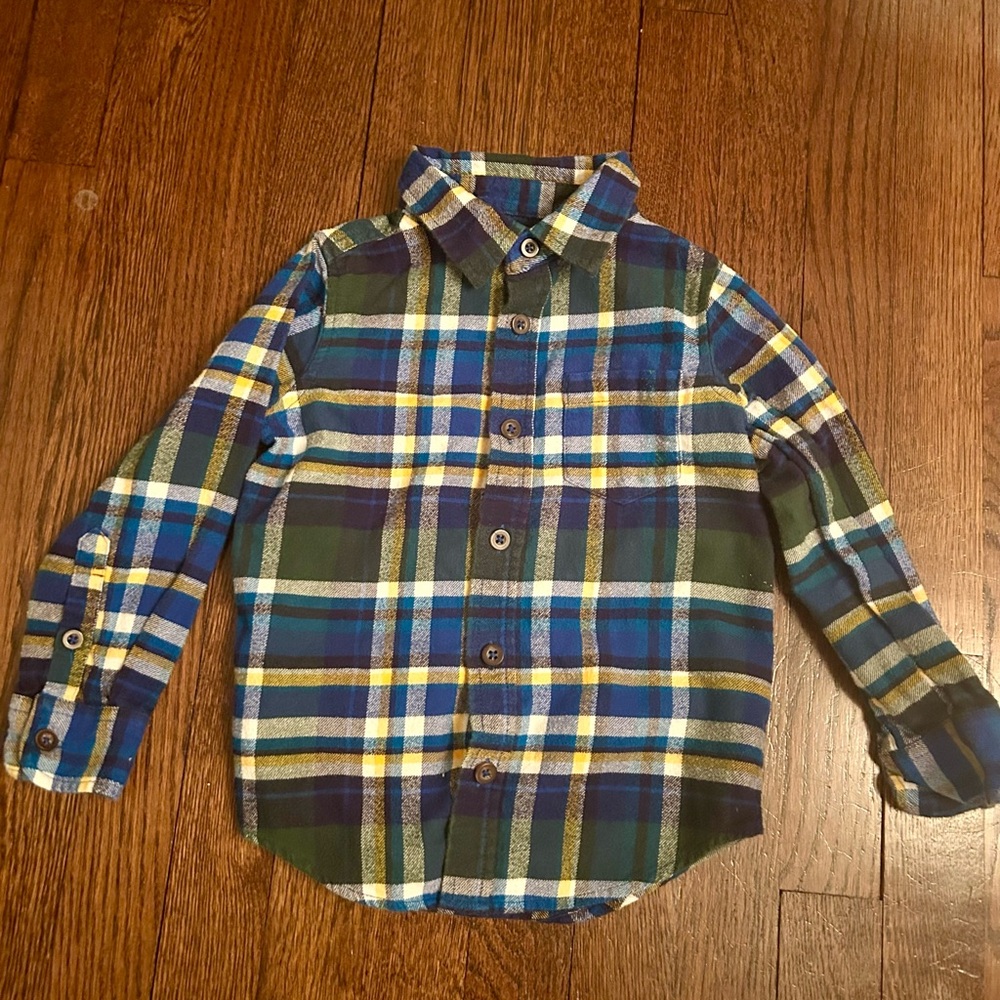 Lands End flannel button up